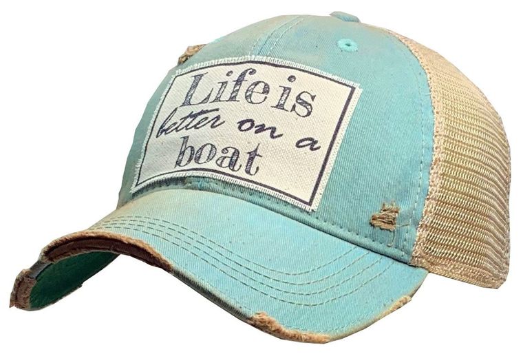 Life is Better on a Boat Trucker Hat