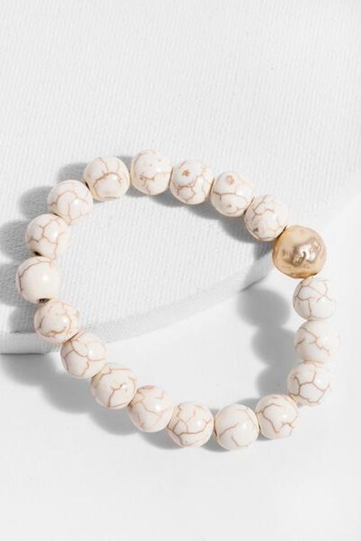 Josephina Natural Stone Stretch Bracelet